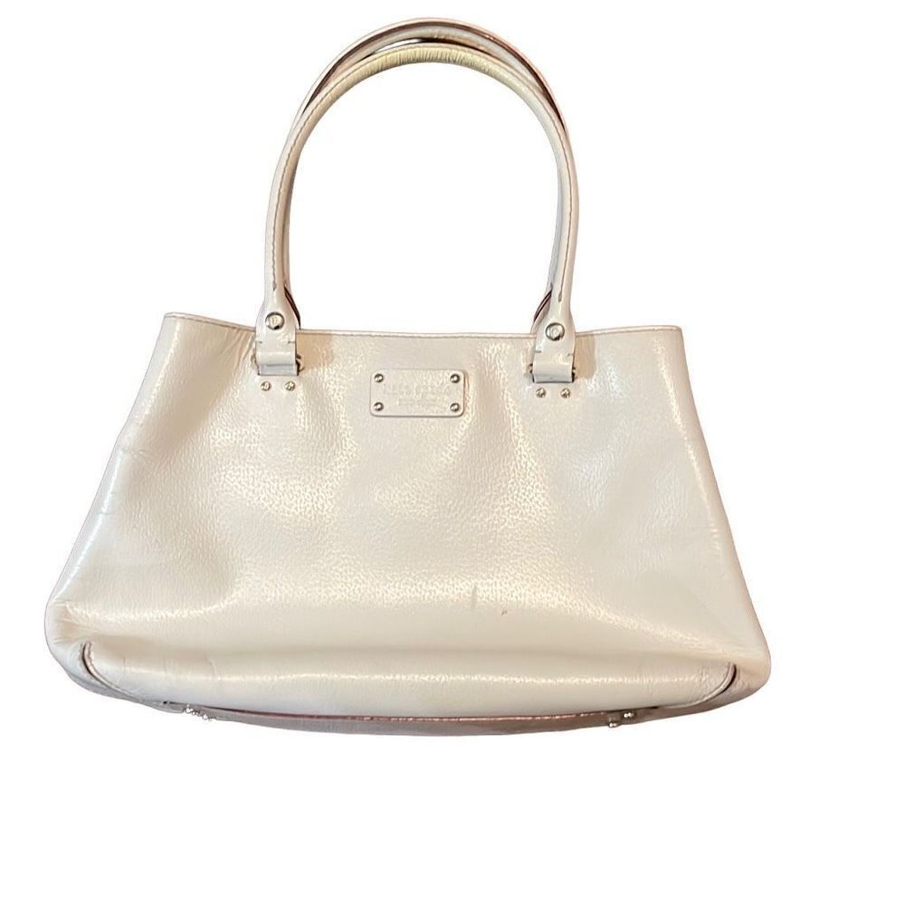 Kate Spade ivory satchel purse